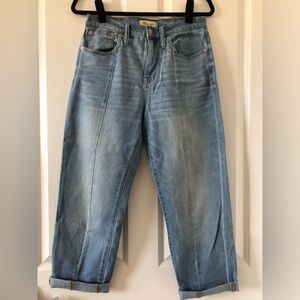 Madewell Tall Cruiser Straight Jeans: Reconstructed Edition in Size 30